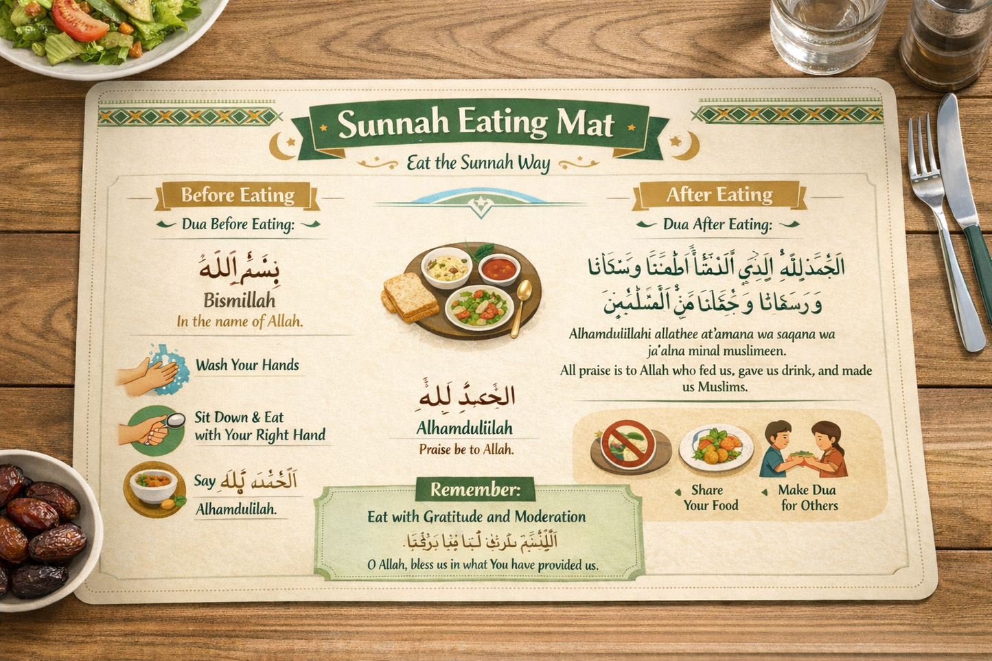Sunnah Eating Mat